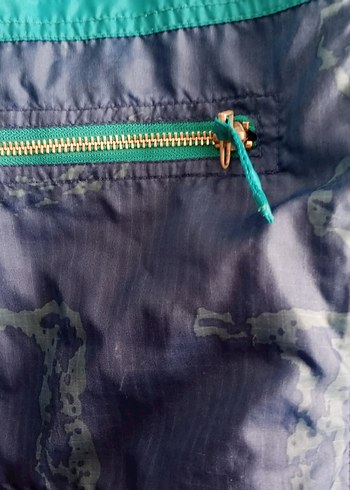 Nike Mavi Fermuarlı  bayan Yağmurluk - Görsel 5