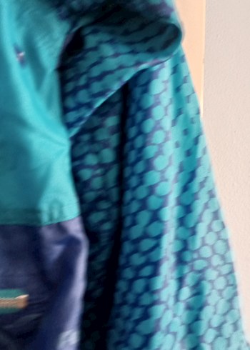 Nike Mavi Fermuarlı  bayan Yağmurluk - Görsel 3