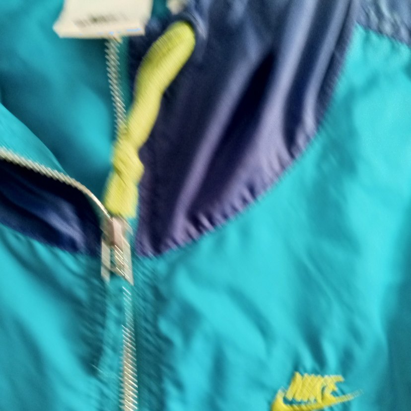 Nike Mavi Fermuarlı  bayan Yağmurluk - Görsel 2