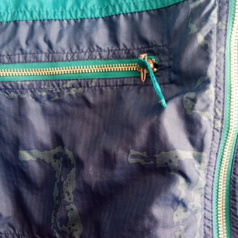 Nike Mavi Fermuarlı  bayan Yağmurluk - Görsel 5