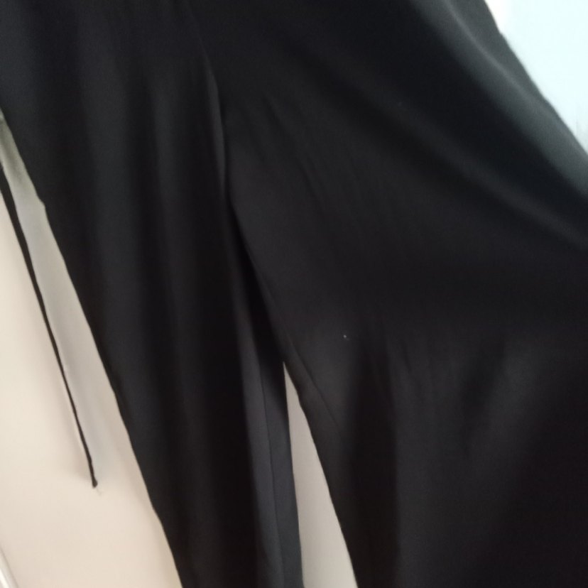 Düğmeli Siyah Uzun Kadın Tulum - Görsel 2