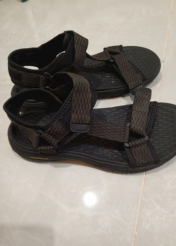 Kahverengi Skechers Lux Foam Erkek  Sandalet - Görsel 6