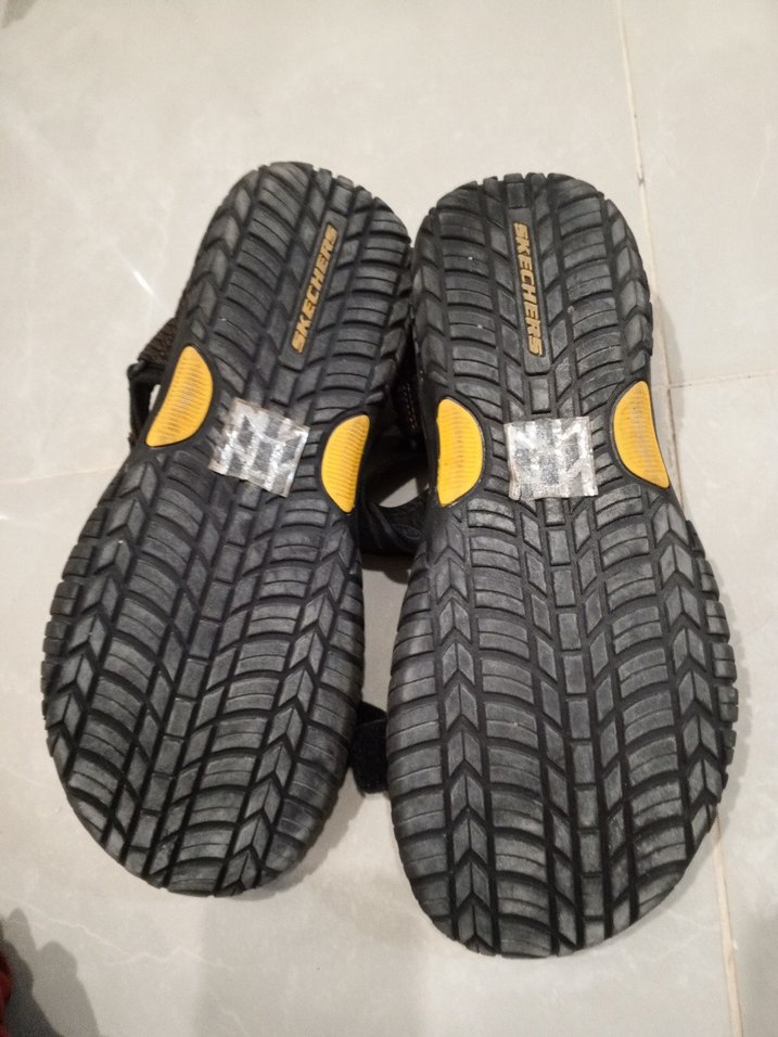 Kahverengi Skechers Lux Foam Erkek  Sandalet - Görsel 2