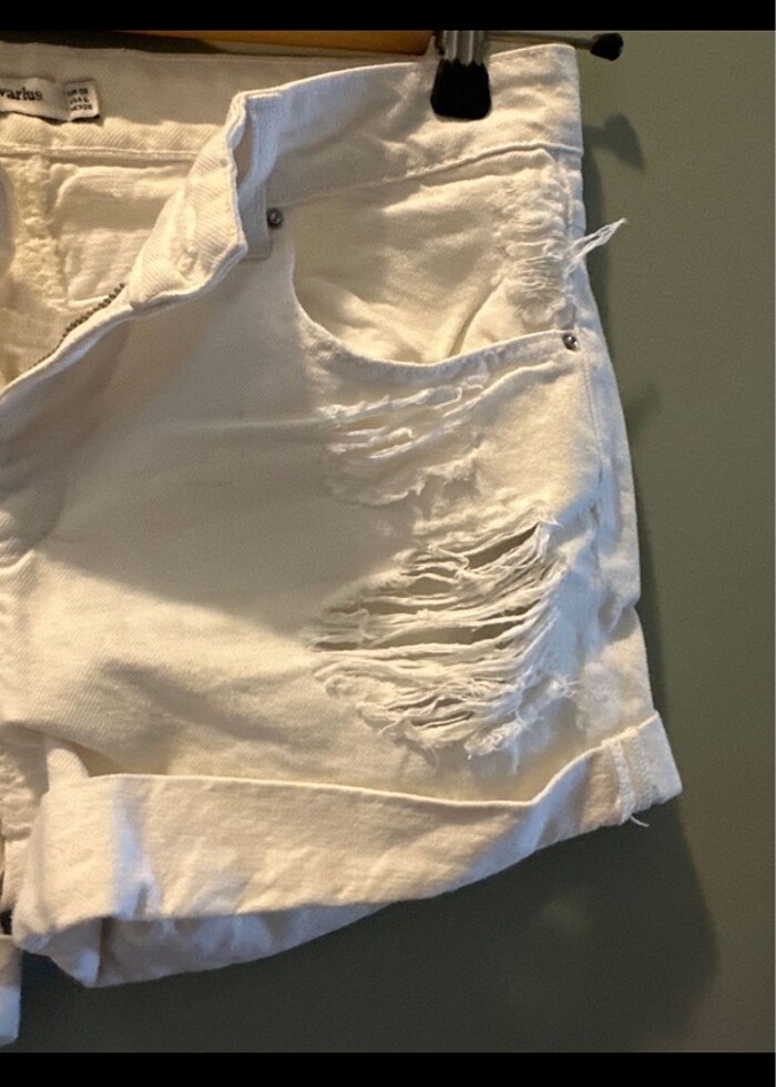 stradivarius kot şort - Görsel 3