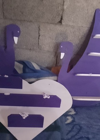 Koyu Mor mutfak raf Seti