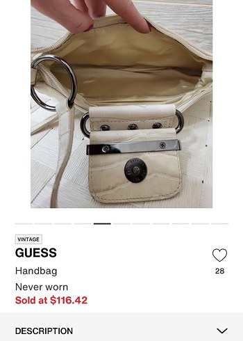 Beden Guess y2k vintage çanta