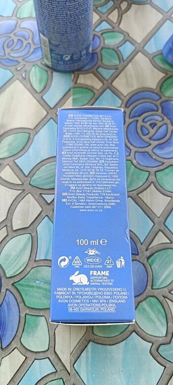 Beden Avon Indıvıdual blue erkek seti
