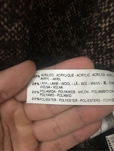 xl Beden kahverengi Renk Zara kaban