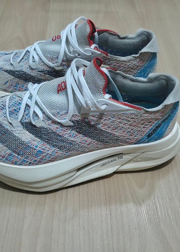 Beyaz Gri Bağcıklı Erkek Koşu Ayakkabısı - Görsel 6