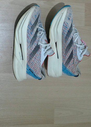 Beyaz Gri Bağcıklı Erkek Koşu Ayakkabısı - Görsel 4