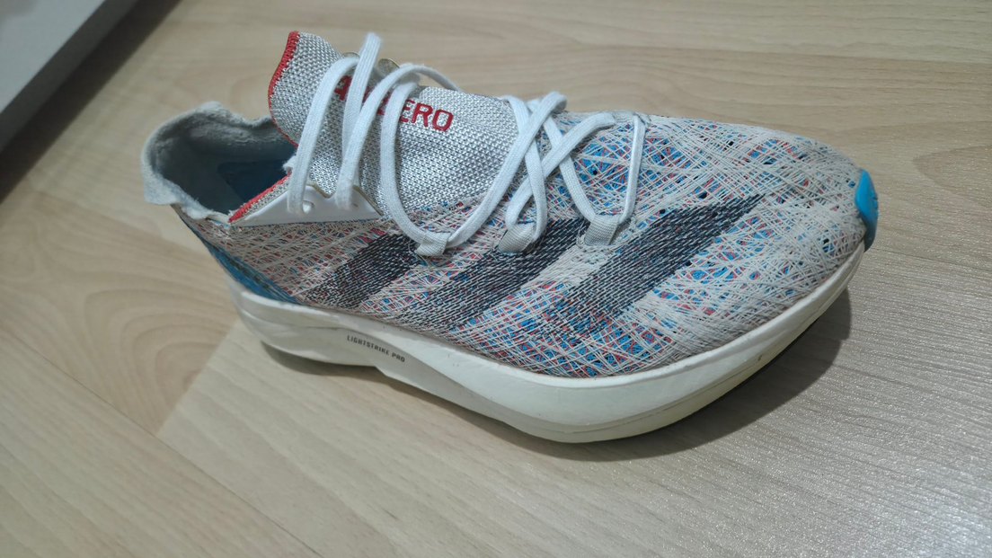 Beyaz Gri Bağcıklı Erkek Koşu Ayakkabısı - Görsel 5