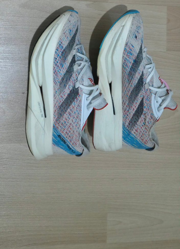 Beyaz Gri Bağcıklı Erkek Koşu Ayakkabısı - Görsel 4