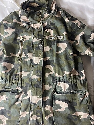 LC Waikiki Kamuflaj Desenli Ceket