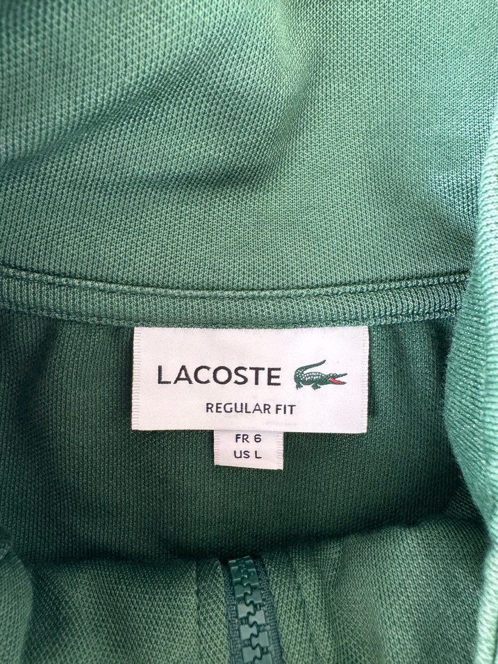 Lacoste Yeşil Fermuarlı Spor Ceket — görsel 8/14