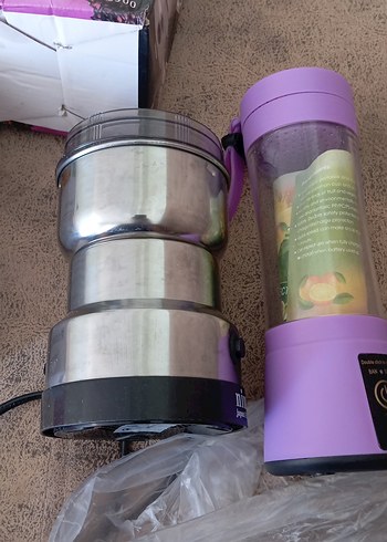 Mor Renkli Blender ve Doğrayıcı