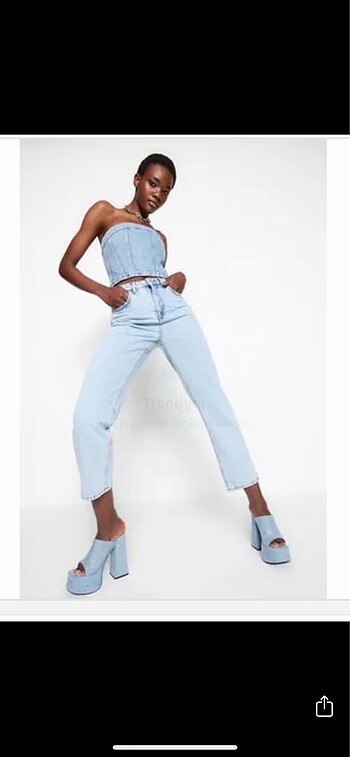 Trendyol & Milla Düz boru paça jeans