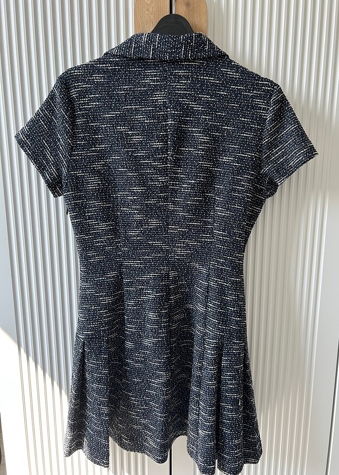 Zara Yakalı mini elbise - Görsel 2