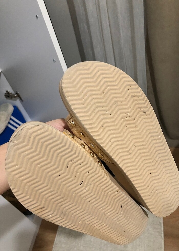 Terlik krem - Görsel 3