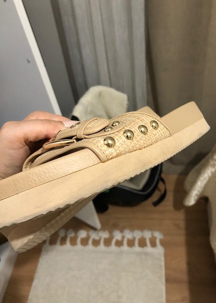 Terlik krem - Görsel 4