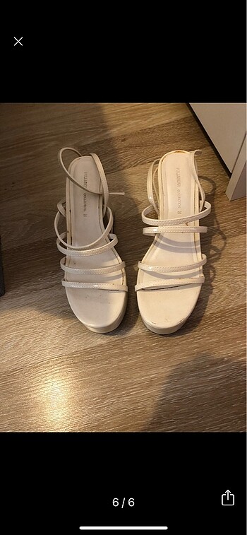 Kalın topuk sandalet - Görsel 4