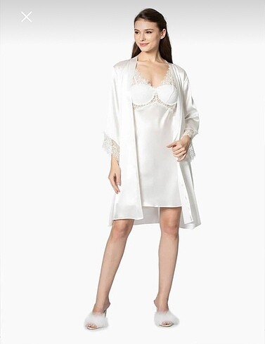 Pierre Cardin Pier cardin saten gecelik takımı