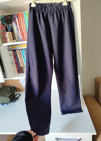 Lacivert Kadın kumaş Pantolon - Görsel 2