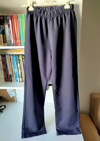 Lacivert Kadın kumaş Pantolon - Görsel 3