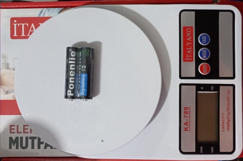 IYANO Elektronik Mutfak Terazisi pilli - Görsel 2