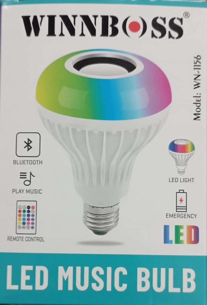 Renkli Bluetooth Akıllı LED Müzik Ampulü - Görsel 2