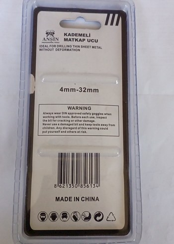 ANSIN Kademeli Matkap Ucu - Görsel 2