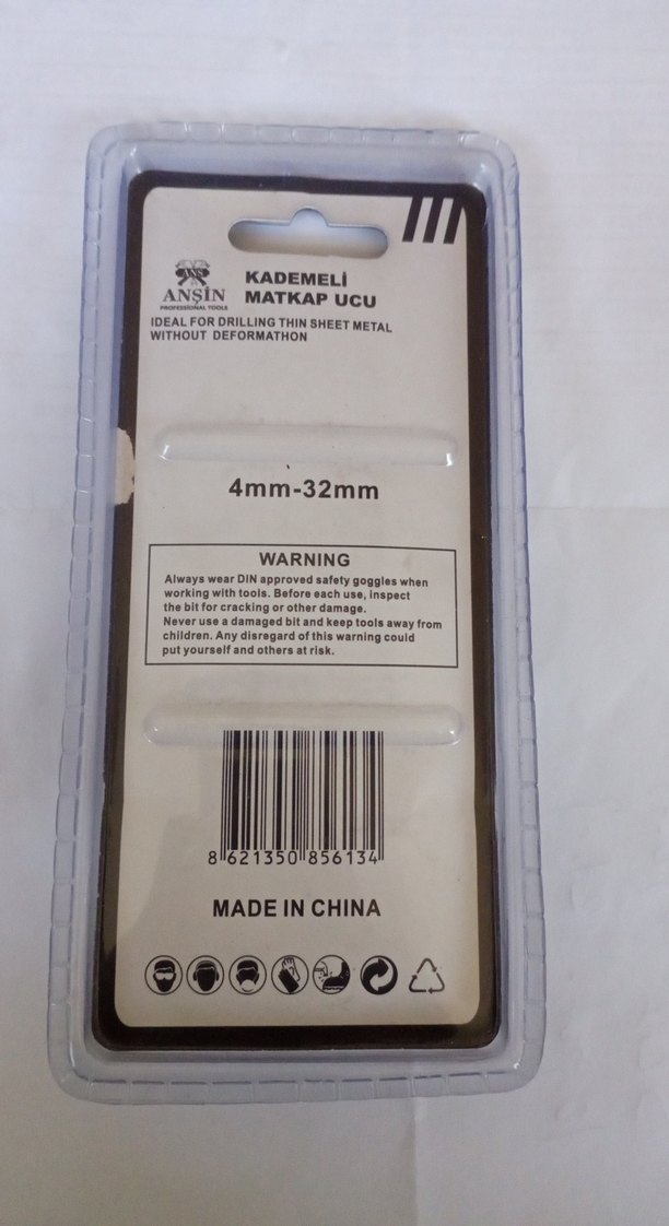 ANSIN Kademeli Matkap Ucu - Görsel 2