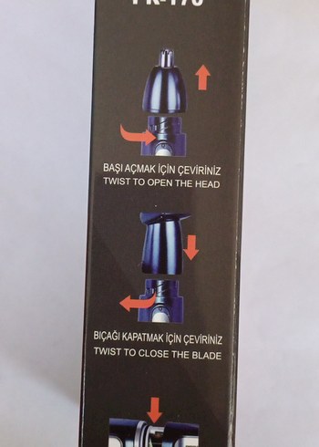 PRINCO Kişisel Kıl Temizleme Cihazı Siyah - Görsel 2