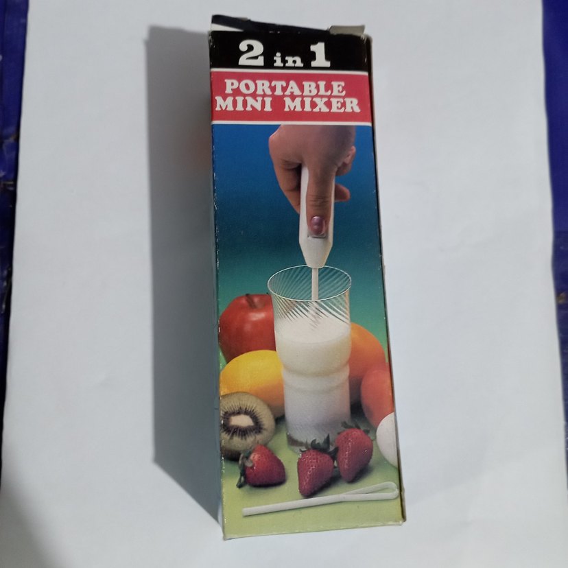 2'si 1 Arada Taşınabilir Mini Mikser - Görsel 2