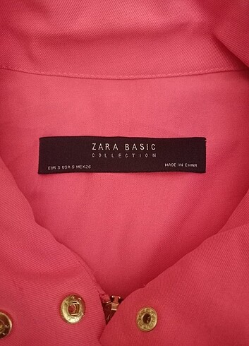 s Beden kırmızı Renk zara kadın ceket