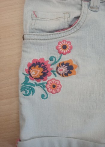 Kız Çocuk Kot Şort - Görsel 3