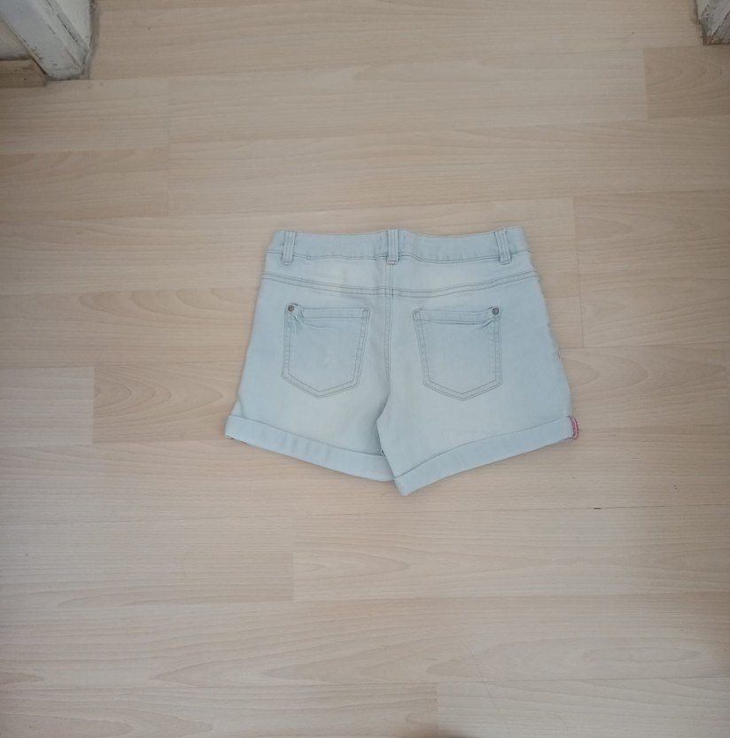 Kız Çocuk Kot Şort - Görsel 4