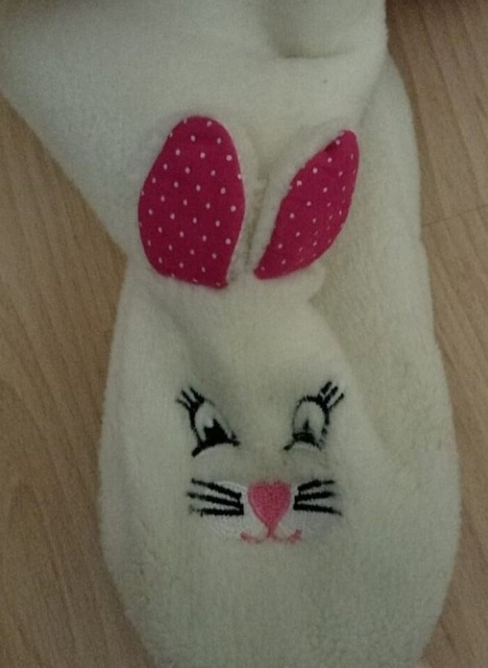 Kız Çocuk Beyaz Panduf - Görsel 2