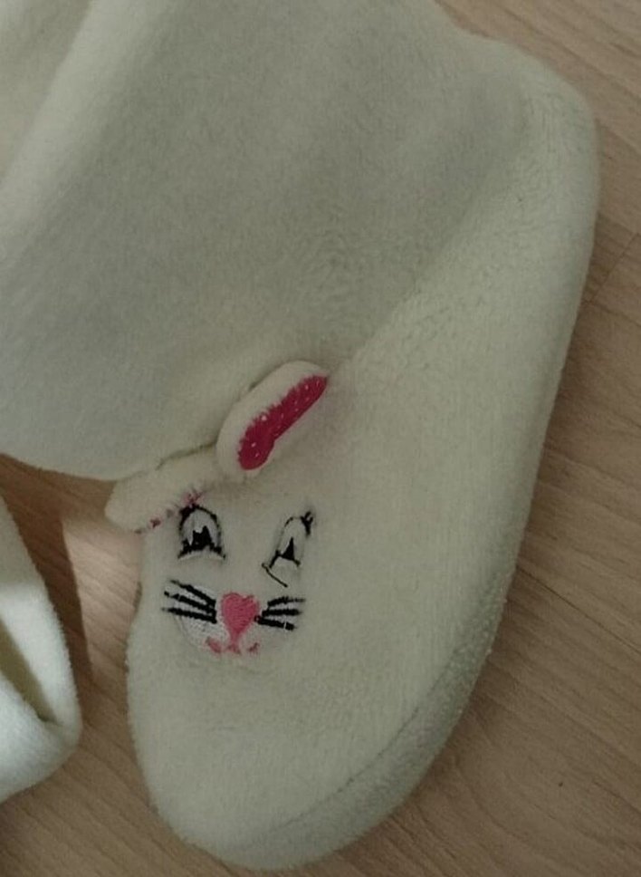 Kız Çocuk Beyaz Panduf - Görsel 3