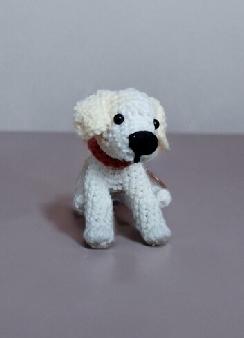 Beden Amigurumi köpek anahtarlık