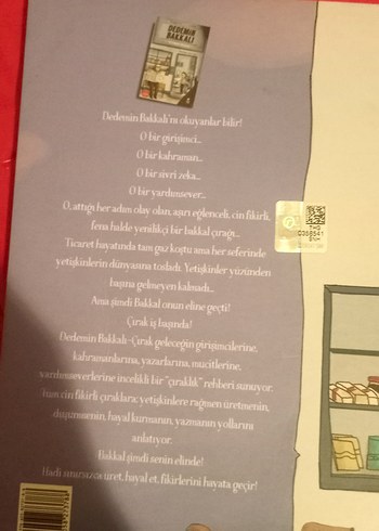Çırak - Dedemin Bakkalı Çocuk Kitabı tertemiz
