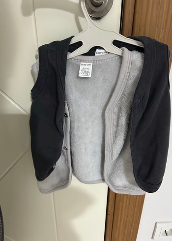 LC Waikiki Düğmeli Gri Erkek Çocuk Yelek