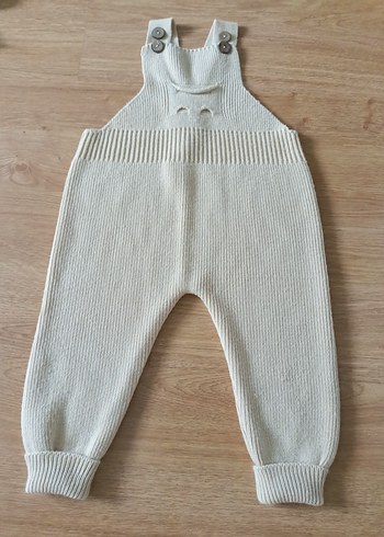 LC Waikiki Beyaz Örme Erkek Bebek Salopet