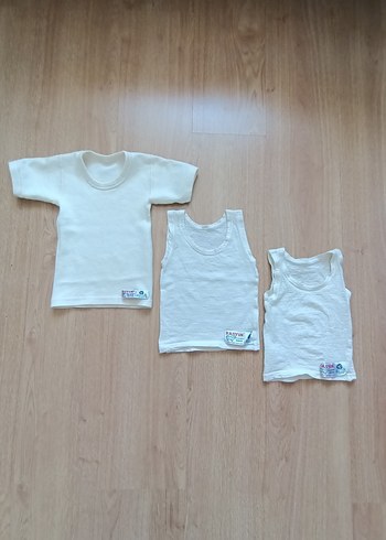 Beyaz Parlak Çocuk Atlet - Görsel 2