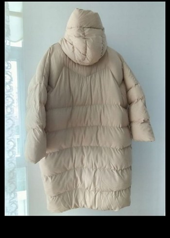 Bej Kadın Puff Mont - Görsel 2