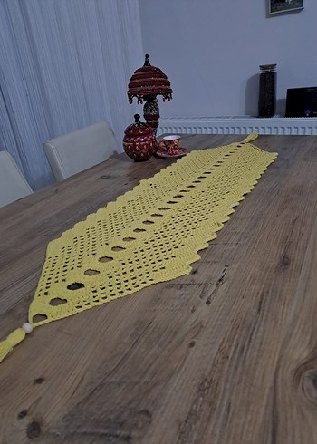 Renkli Örgü Runner - Görsel 3