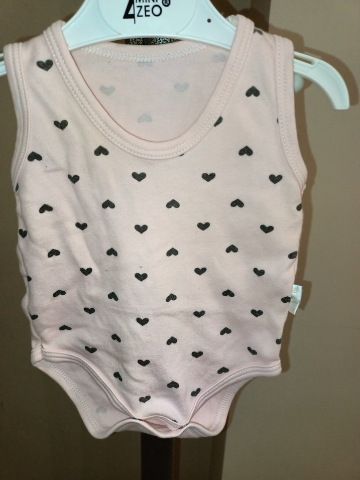 Kız Çocuk Minnie Baskılı Pembe Askısız Tişört - Görsel 3