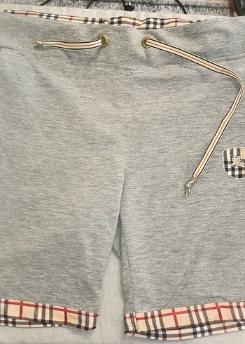 Kırmızı / gri Rahat Şort - Görsel 4