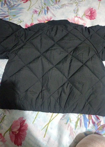 Siyah çocuk Fermuarlı Basic Mont - Görsel 5