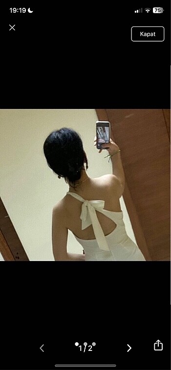 Beyaz elbise