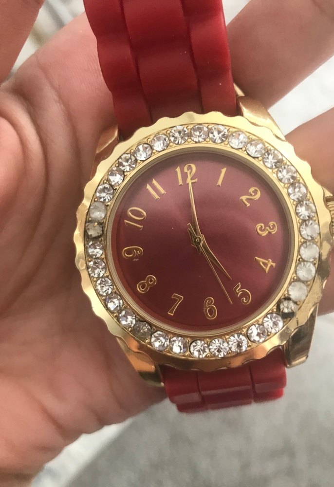 Kırmızı Kadın Bilek Saati - Görsel 3